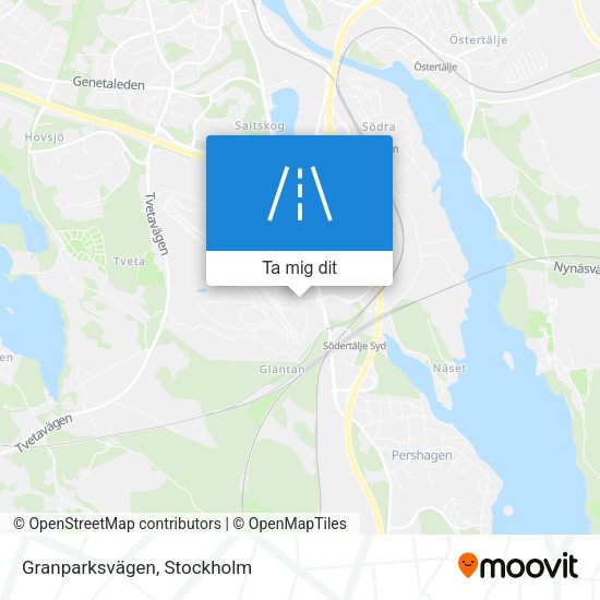 Granparksvägen karta
