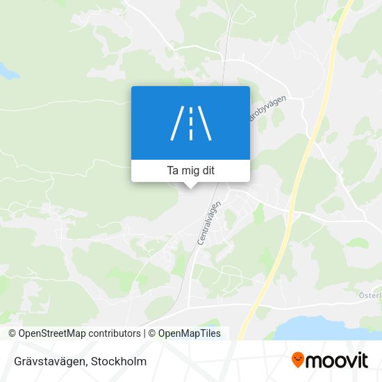 Grävstavägen karta