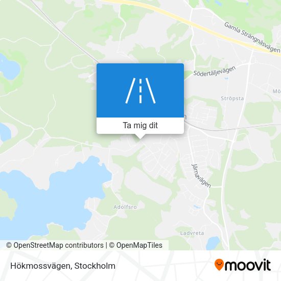 Hökmossvägen karta