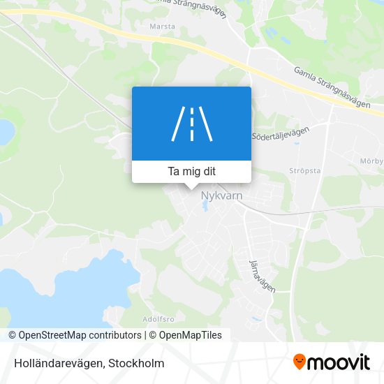 Holländarevägen karta