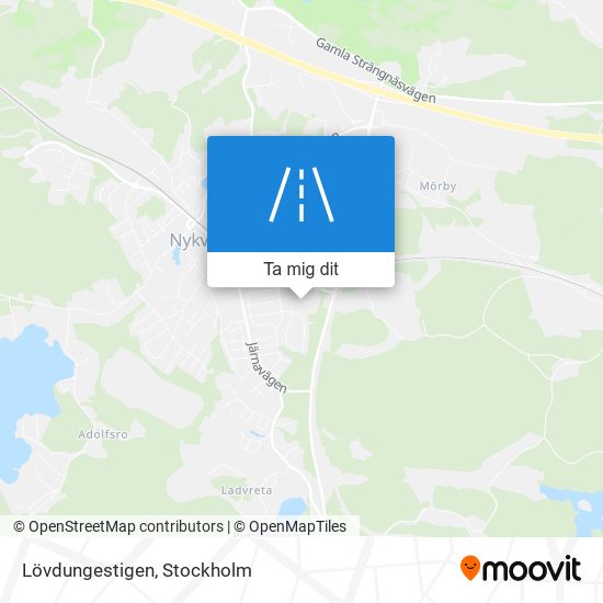 Lövdungestigen karta