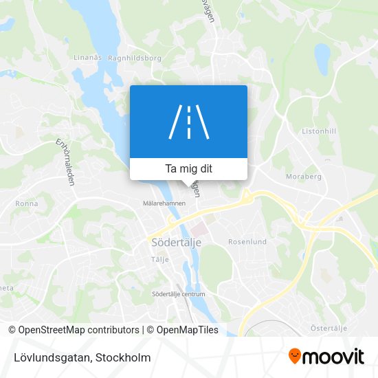 Lövlundsgatan karta