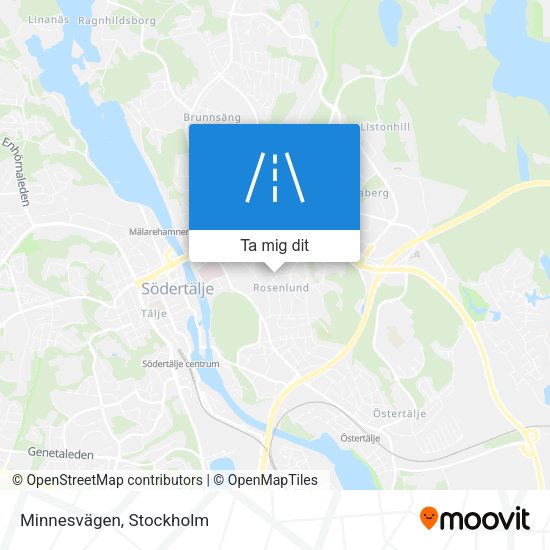 Minnesvägen karta