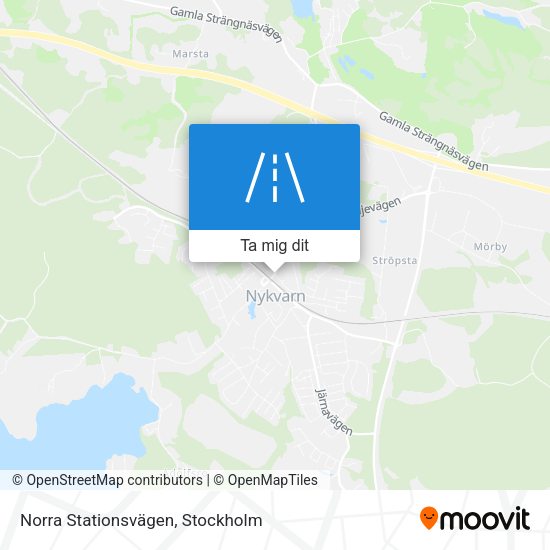 Norra Stationsvägen karta