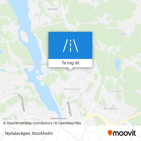 Nydalavägen karta