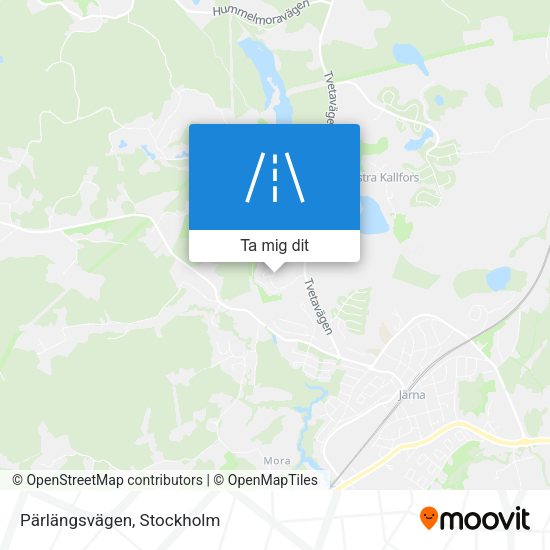 Pärlängsvägen karta