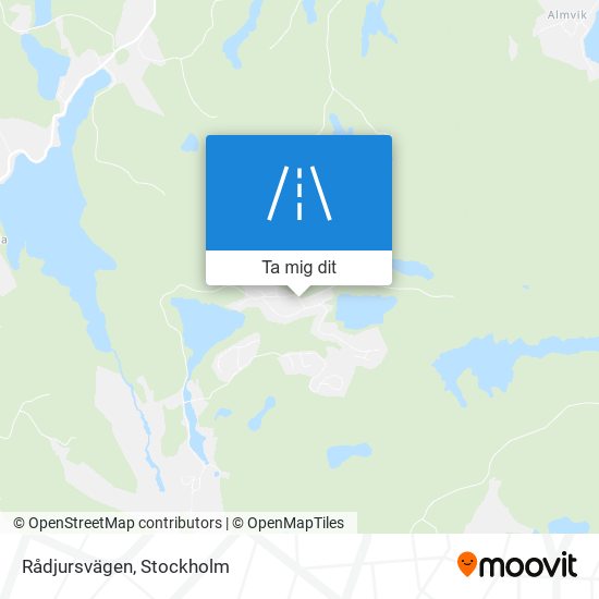 Rådjursvägen karta