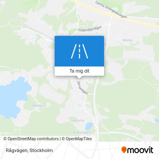 Rågvägen karta