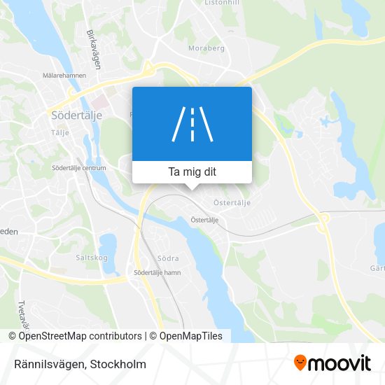 Rännilsvägen karta