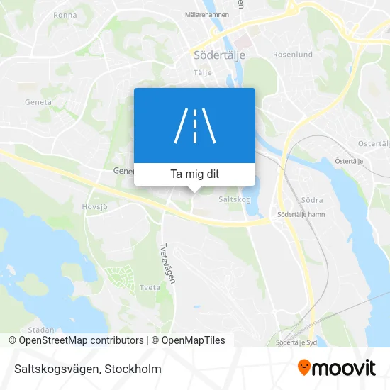 Saltskogsvägen karta
