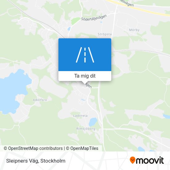 Sleipners Väg karta