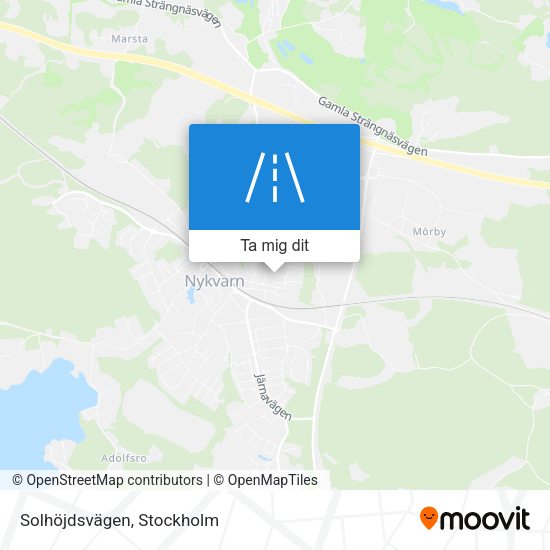 Solhöjdsvägen karta