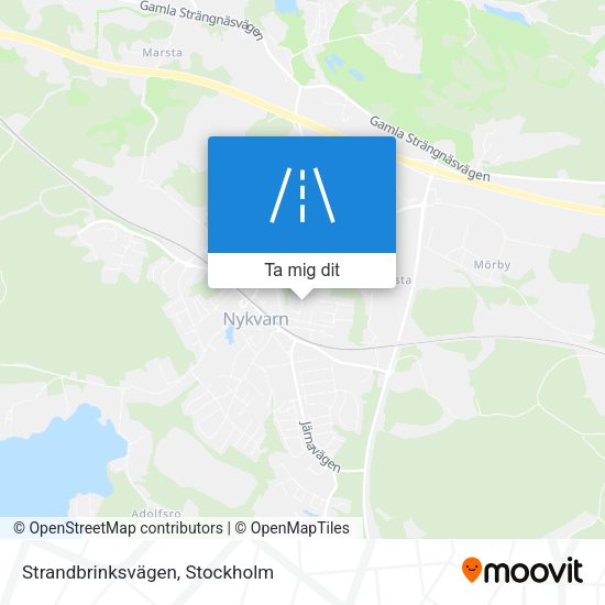 Strandbrinksvägen karta