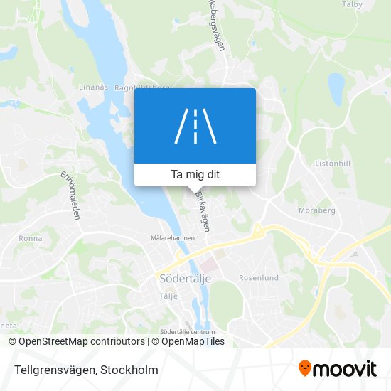 Tellgrensvägen karta