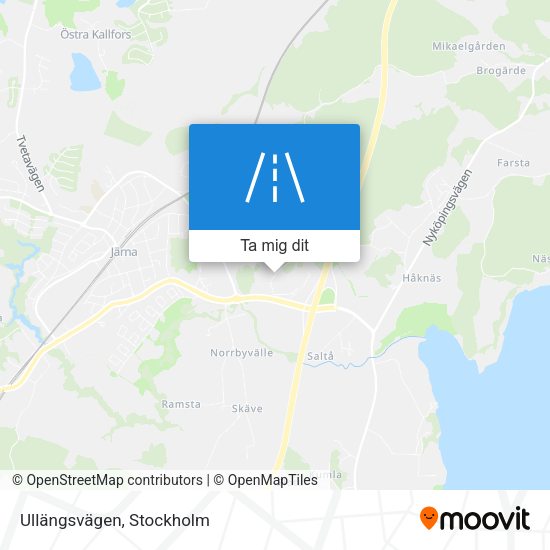 Ullängsvägen karta