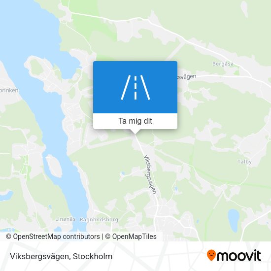 Viksbergsvägen karta