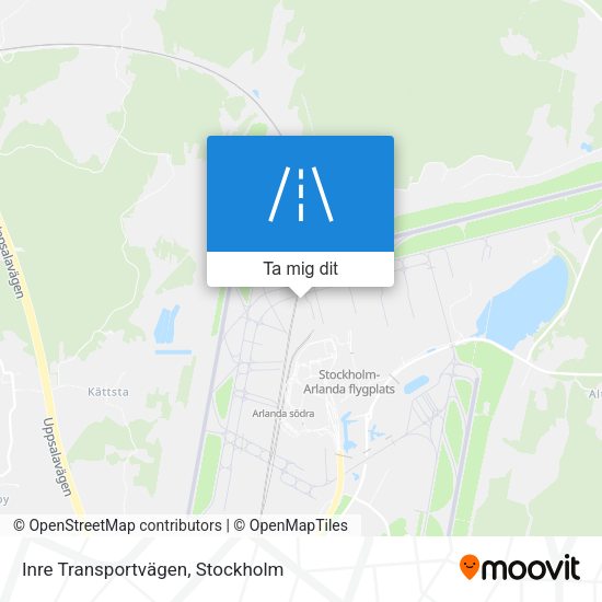 Inre Transportvägen karta