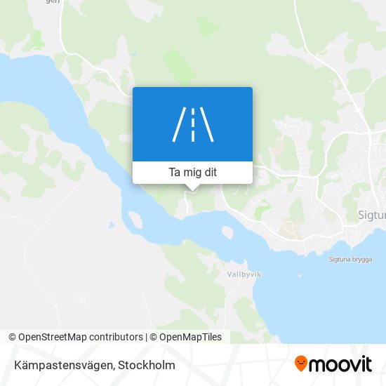 Kämpastensvägen karta