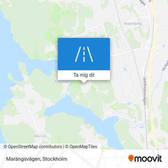 Marängsvägen karta
