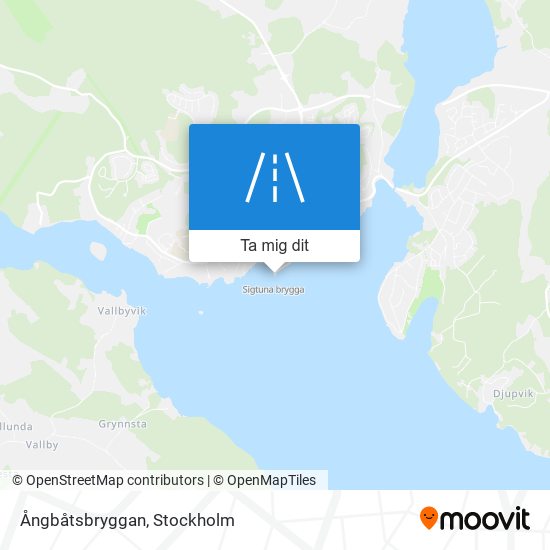 Ångbåtsbryggan karta