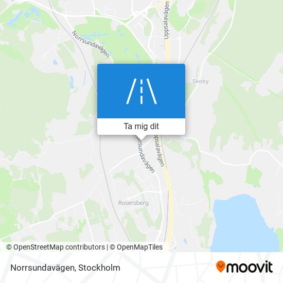 Norrsundavägen karta