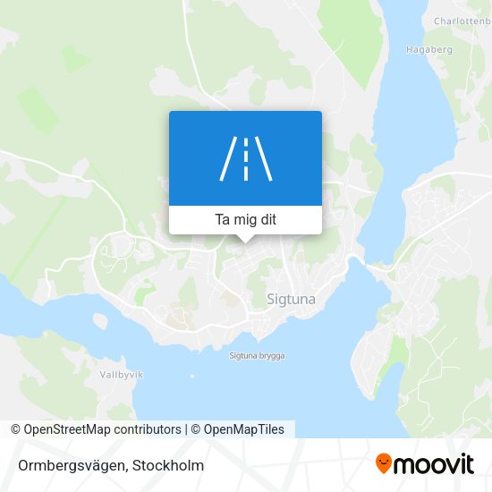 Ormbergsvägen karta