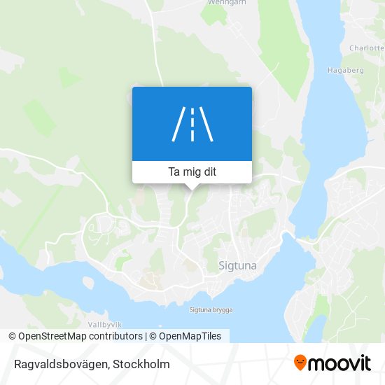 Ragvaldsbovägen karta