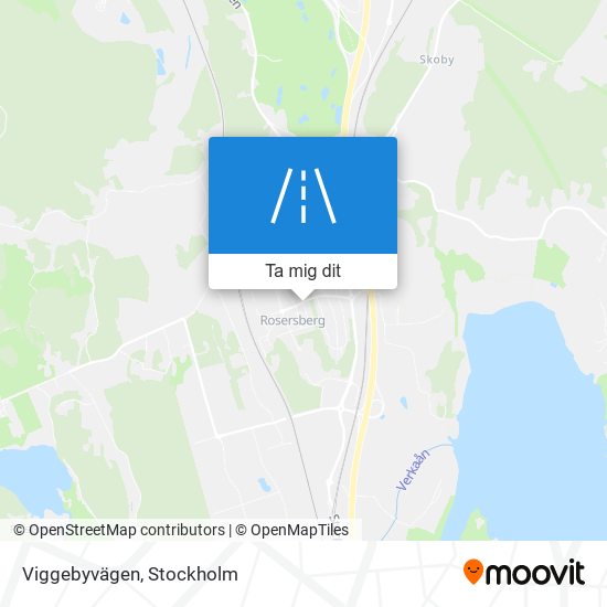 Viggebyvägen karta