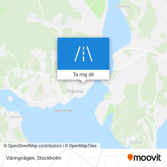 Väringvägen karta