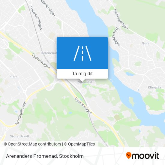 Arenanders Promenad karta