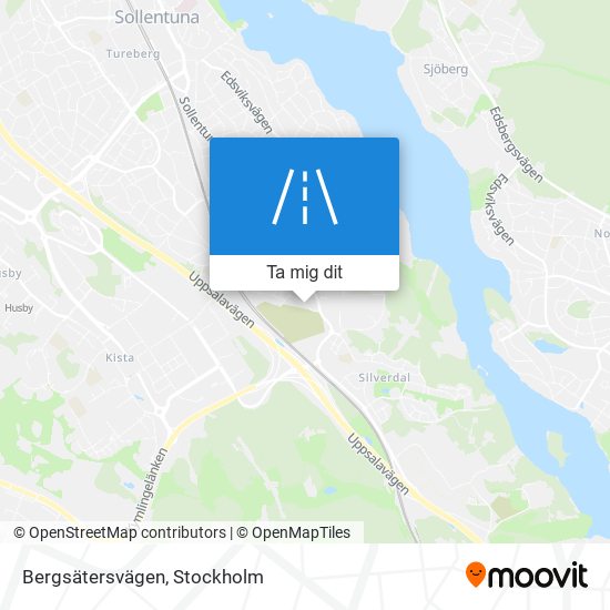 Bergsätersvägen karta