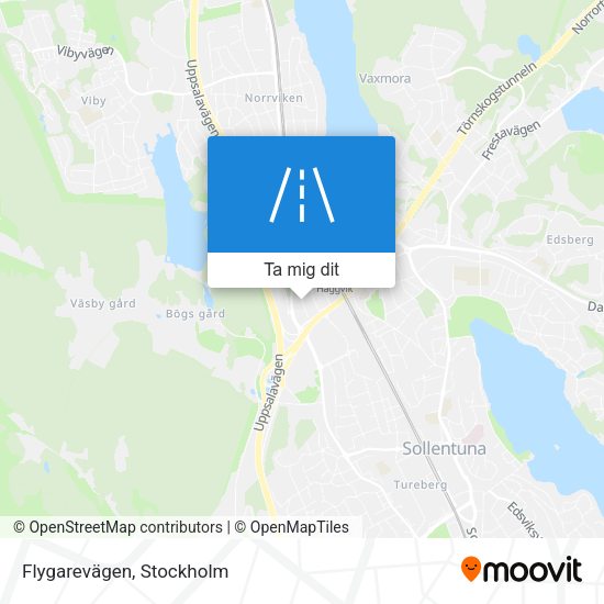 Flygarevägen karta