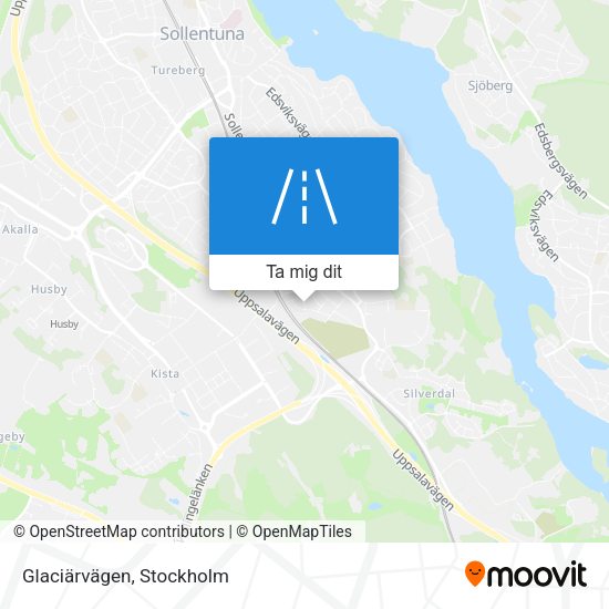 Glaciärvägen karta