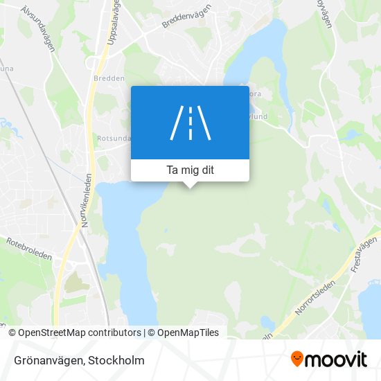 Grönanvägen karta