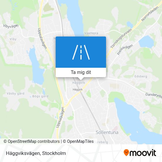 Häggviksvägen karta