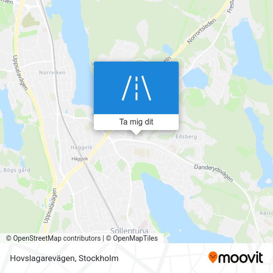 Hovslagarevägen karta