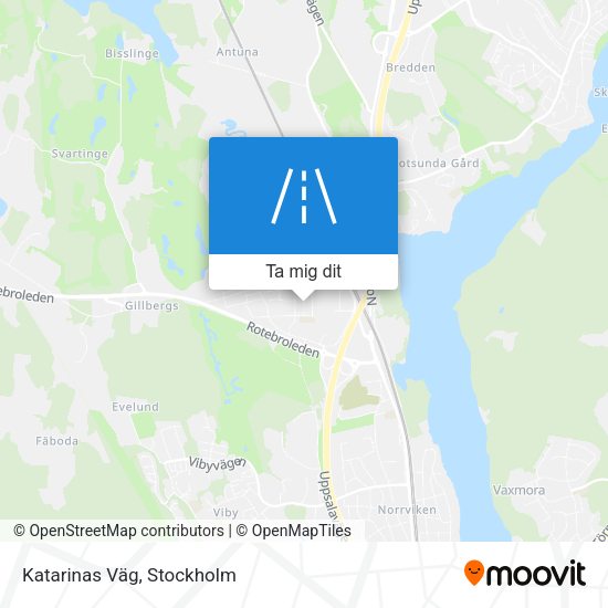 Katarinas Väg karta