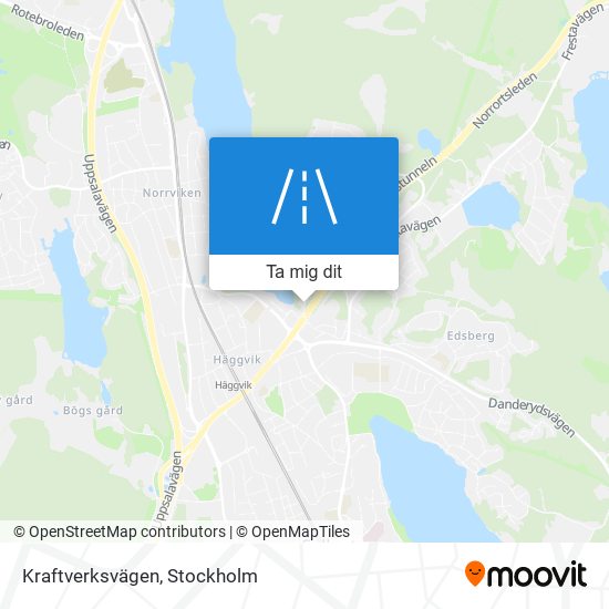 Kraftverksvägen karta