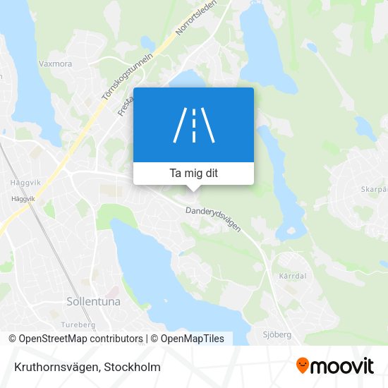 Kruthornsvägen karta