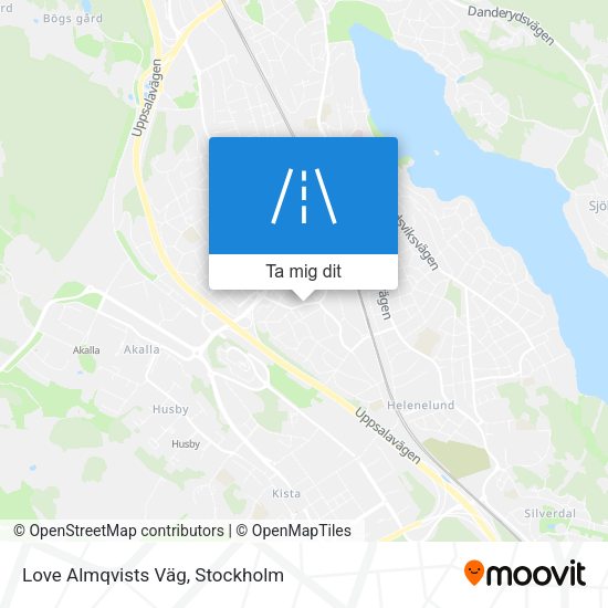 Love Almqvists Väg karta