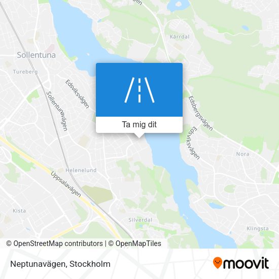 Neptunavägen karta