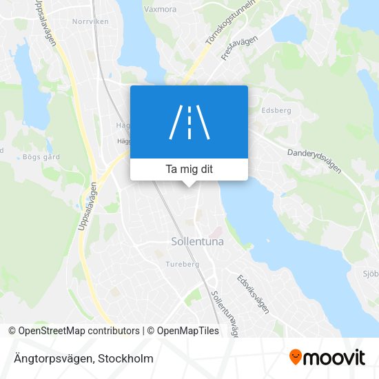 Ängtorpsvägen karta