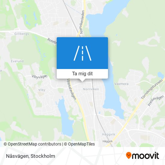 Nåsvägen karta