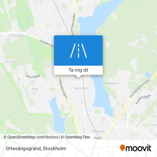 Ottesångsgränd karta