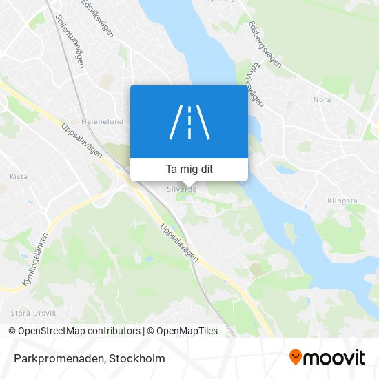 Parkpromenaden karta