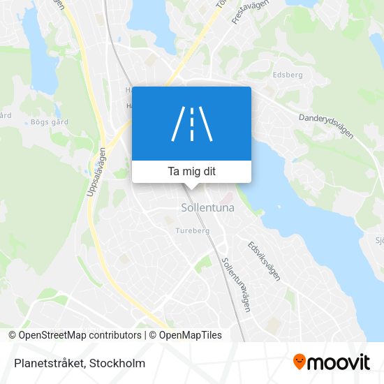 Planetstråket karta