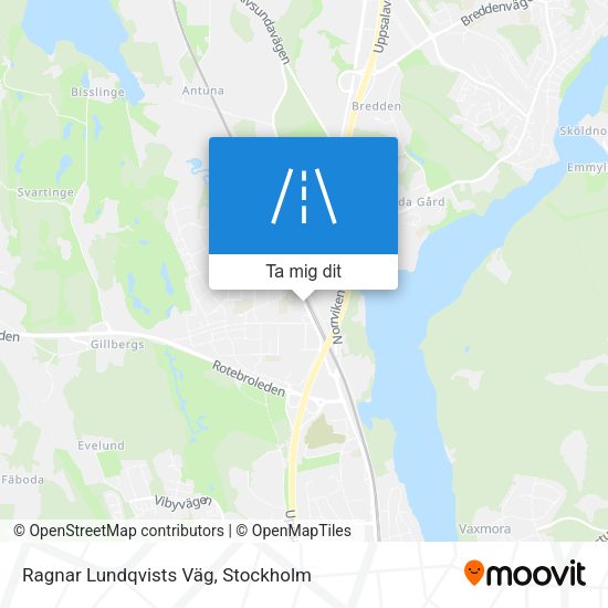 Ragnar Lundqvists Väg karta