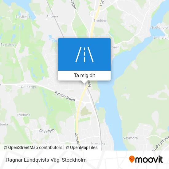 Ragnar Lundqvists Väg karta