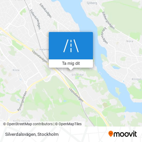 Silverdalsvägen karta