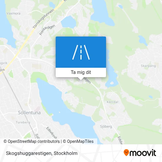 Skogshuggarestigen karta